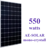 ae solar 550 watts mono crystall